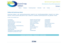 Tablet Screenshot of fysiogroepgeleen.nl